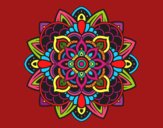 Dibujo Mandala decorativa pintado por olgablanco