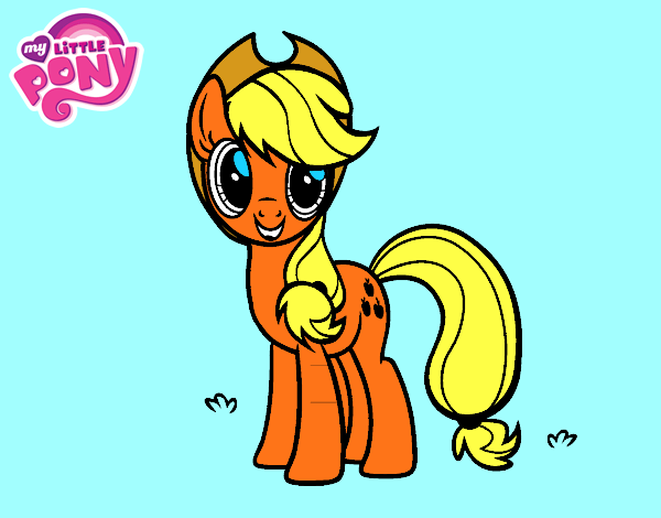 Dibujo Applejack de My Little Pony pintado por dieguinski
