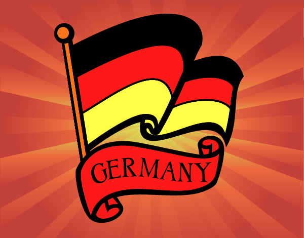 Dibujo Bandera de Alemania pintado por DRAWS