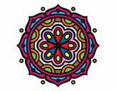 Dibujo Mandala para meditar pintado por nenita5