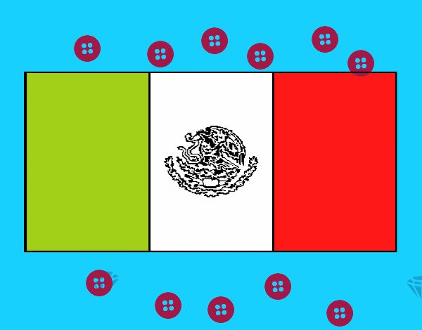 Dibujo México 1 pintado por rici