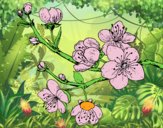 Dibujo Rama de cerezo pintado por ariana-cam