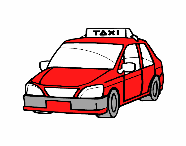 Dibujo Un taxi pintado por lupitasash