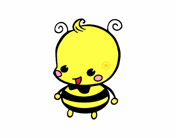 Dibujo Bebé abeja pintado por dandanhooo