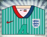 Dibujo Camiseta del mundial de fútbol 2014 de Inglaterra pintado por santi2006