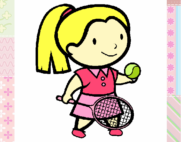 Dibujo Chica tenista pintado por evie788