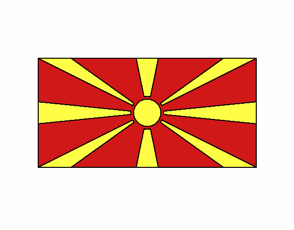 Dibujo República de Macedonia pintado por Osobal