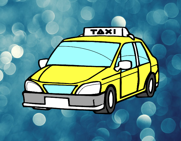 Dibujo Un taxi pintado por Anii04