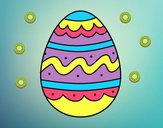 Dibujo Huevo del día de Pascua pintado por rici