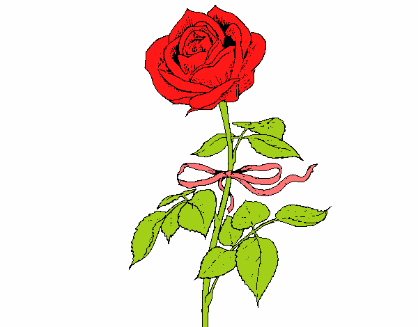 Dibujo Una rosa pintado por Evelyn16