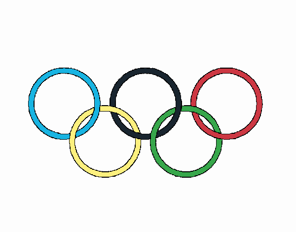 Dibujo Anillas de los juegos olimpícos pintado por andreiti18