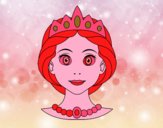 Dibujo Cara de princesa pintado por FELISITI