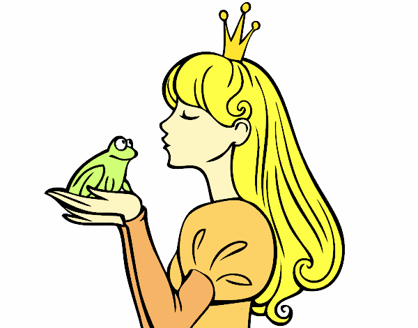 Dibujo La princesa y la rana pintado por dandanhooo