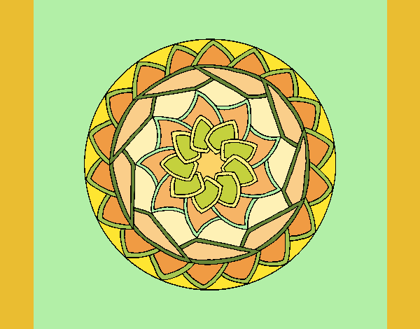 Dibujo Mandala 1 pintado por yoanna3012