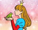 Dibujo La princesa y la rana pintado por Lucia626