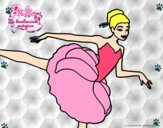 Dibujo Barbie en primer arabesque pintado por felicityfo