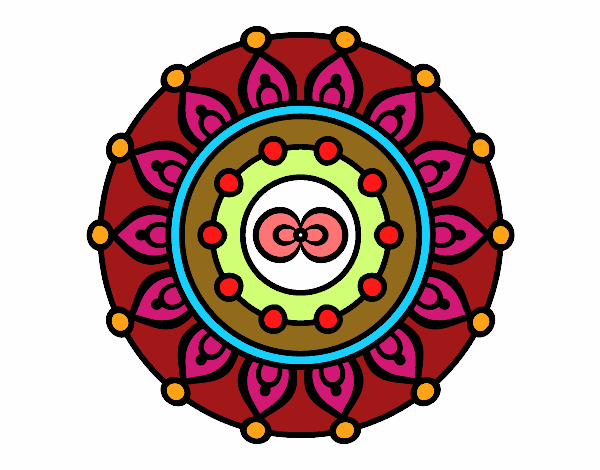 Dibujo Mandala meditación pintado por CHECHILIA1