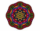 Dibujo Mandala para la relajación mental pintado por CHECHILIA1