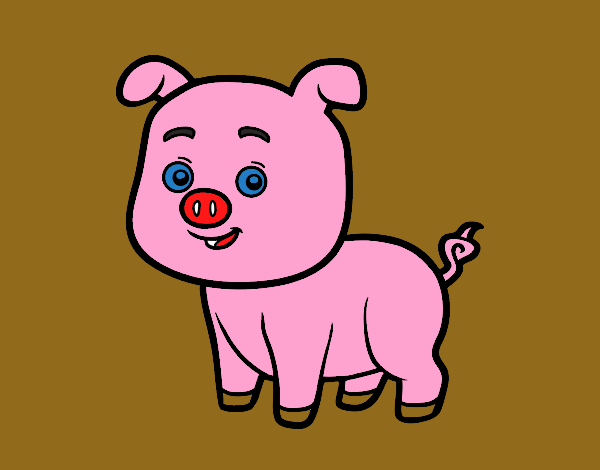 Dibujo Un cerdito pintado por bayoleth