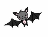 Dibujo Un murciélago de Halloween pintado por ariamna 
