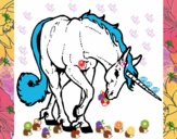 Dibujo Unicornio bravo pintado por MARTICANTI