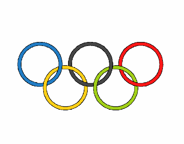 Dibujo Anillas de los juegos olimpícos pintado por lucia0505