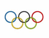 Dibujo Anillas de los juegos olimpícos pintado por lucia0505