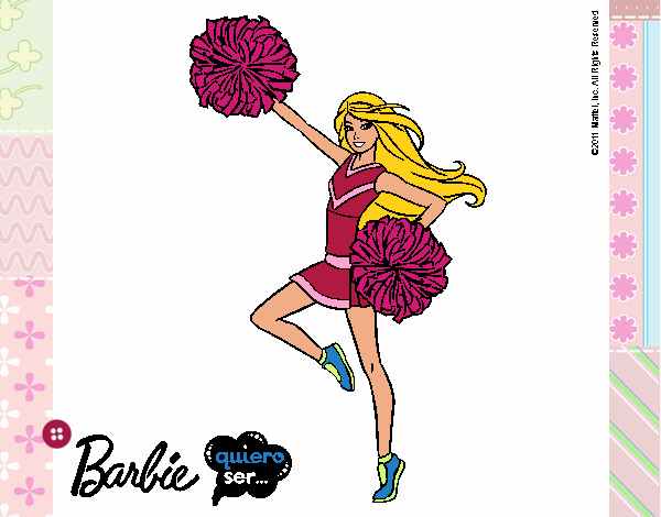 Dibujo Barbie animadora pintado por MFEG2006