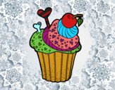 Dibujo Cupcake delicioso pintado por estrellaud