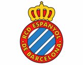Dibujo Escudo del RCD Espanyol pintado por lucia0505