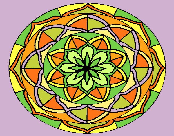 Dibujo Mandala 6 pintado por anamabelam