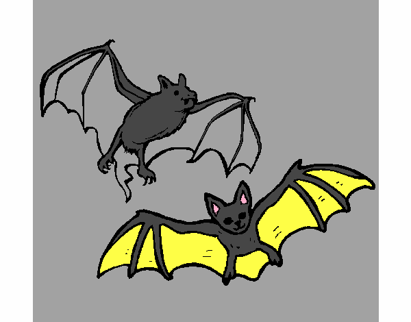 Dibujo Un par de murciélagos pintado por gabrielcos
