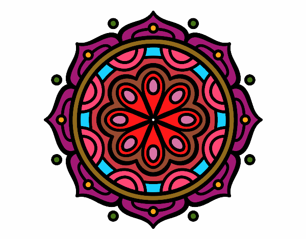 Dibujo Mandala para meditar pintado por CHECHILIA1