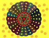 Dibujo Mandala trenzada pintado por silviajudi