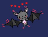 Dibujo Un murciélago de Halloween pintado por CLAUEMI