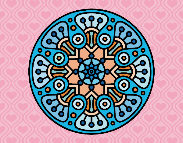 Dibujo Mandala crop circle pintado por yoanna3012