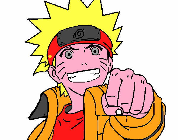 Dibujo Naruto alegre pintado por eri1234