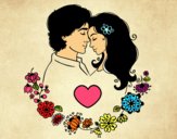 Dibujo Amor perfecto pintado por yussette 