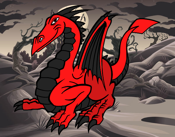 dragon de lava
