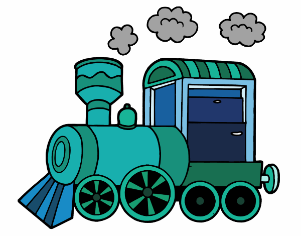 Dibujo Locomotora de vapor pintado por KiShySashA
