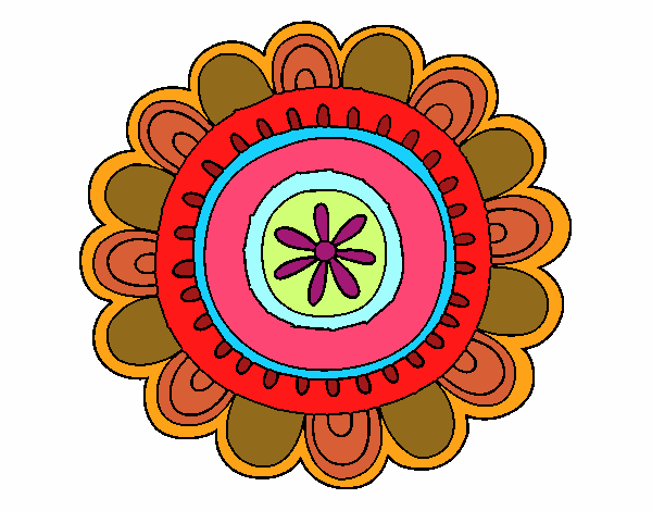 Dibujo Mandala alegre pintado por CHECHILIA1