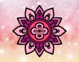 Dibujo Mandala flor de loto pintado por Vibrio88