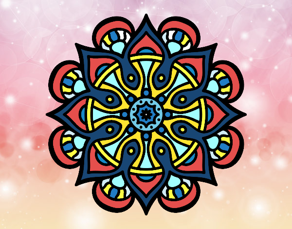 Dibujo Mandala mundo árabe pintado por JOSEMG