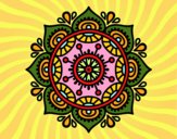 Dibujo Mandala para relajarse pintado por JOSEMG