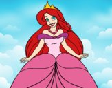Dibujo Princesa Ariel pintado por Becka