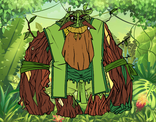 Dibujo Rey de los bosques pintado por JOSEMG