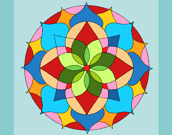 Dibujo Mandala 14 pintado por Ramon45