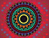 Dibujo Mandala étnica pintado por vanessa138