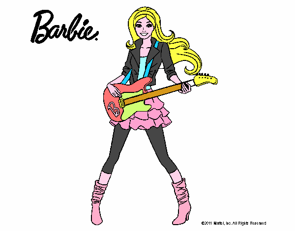 barbie guitarrista