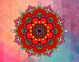 Dibujo Mandala destello floral pintado por donato42
